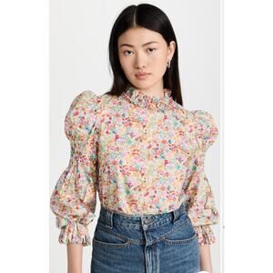 HORROR VACUI CLAIRE BLOUSE, SIZE XS